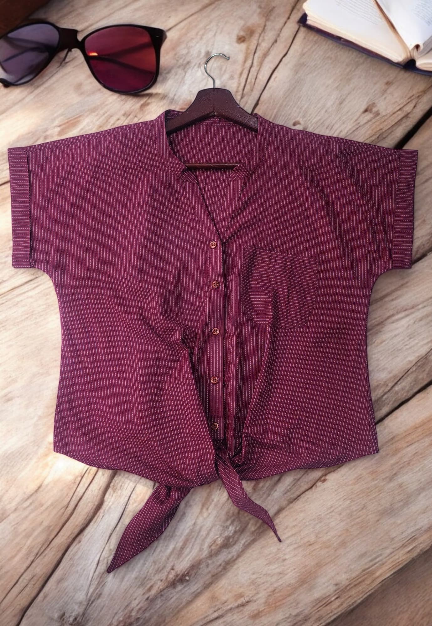 Knot Shirt - Purple