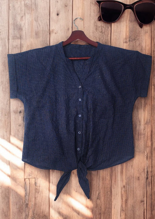 Knot Shirt - Blue
