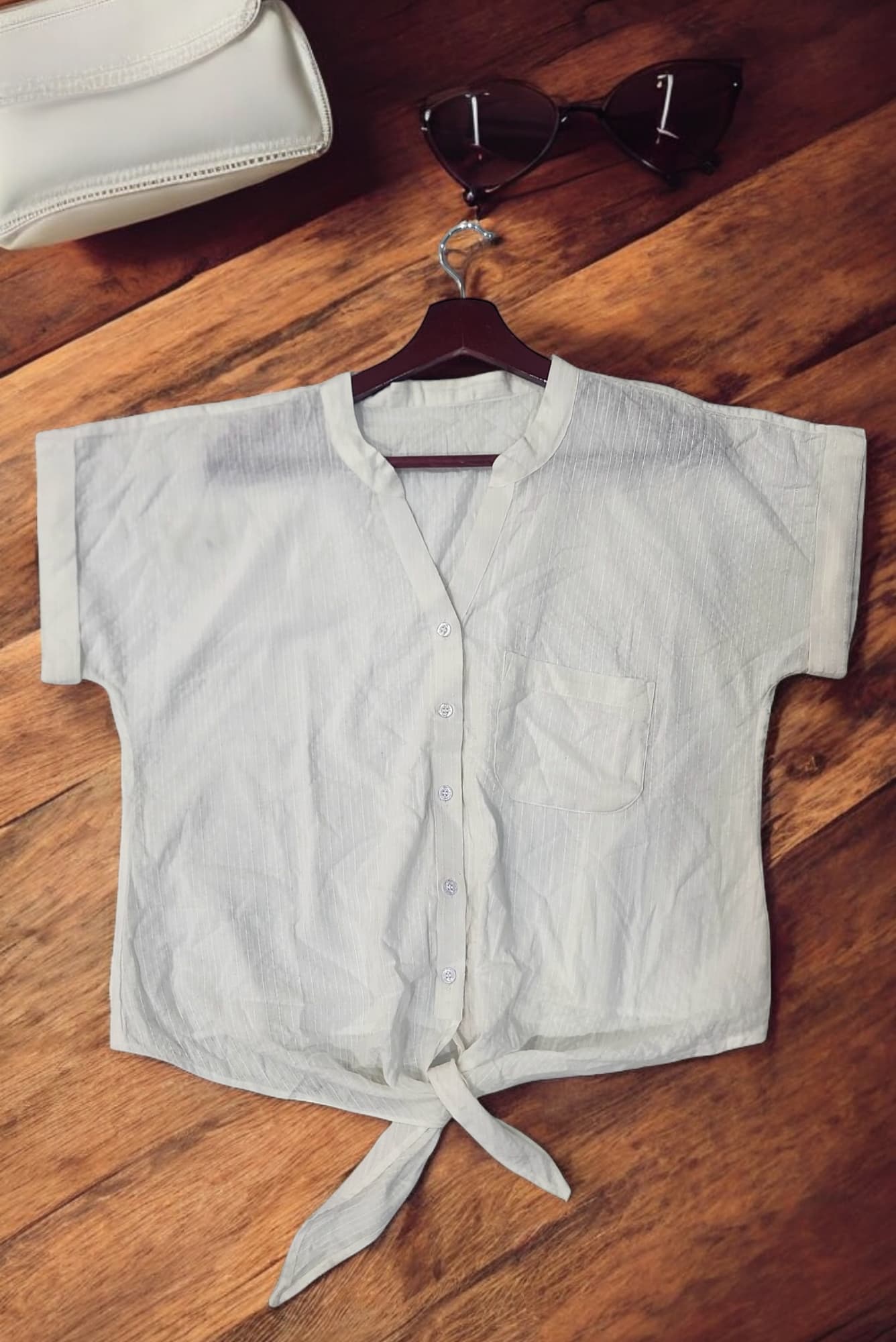 Knot Shirt - White
