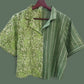 Half in half Shirt - Green