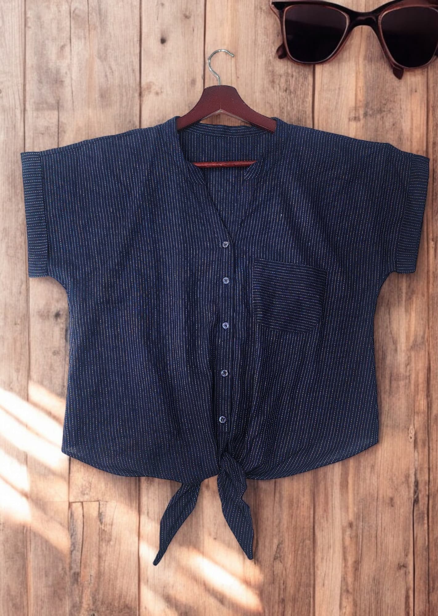 Knot Shirt - Blue